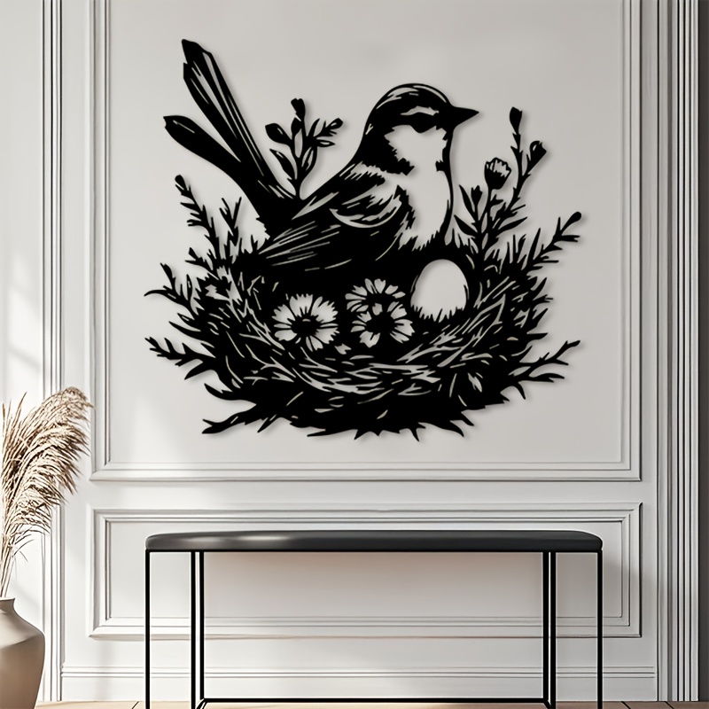 CIFBUY Metal Wall Art Bird Nes - огляд і ціна Art And Craft For Nursery