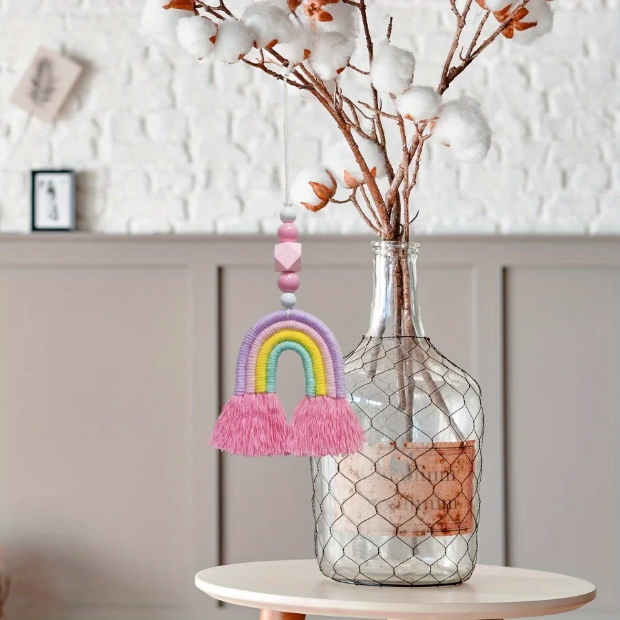 Pink Rainbow Wind Chimes Weavi - огляд і ціна Art And Craft For Nursery