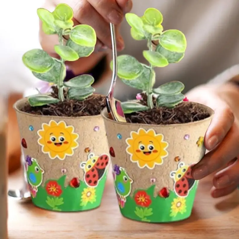 DIY Paper Flower Pot Craft Kit - огляд і ціна Art And Craft For Nursery