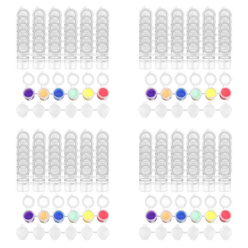 4pack X((8 Strips/48 Pots 3Ml  - огляд і ціна Gouache Paint Set
