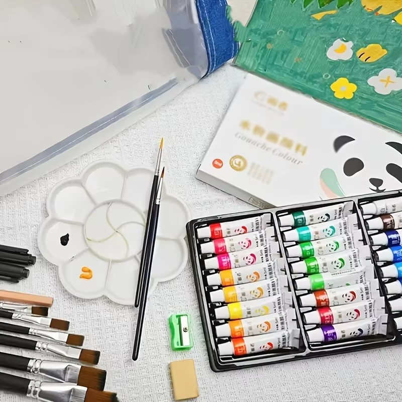 Gouache Paint Set - Artist Gra - огляд і ціна Art Craft With Paper