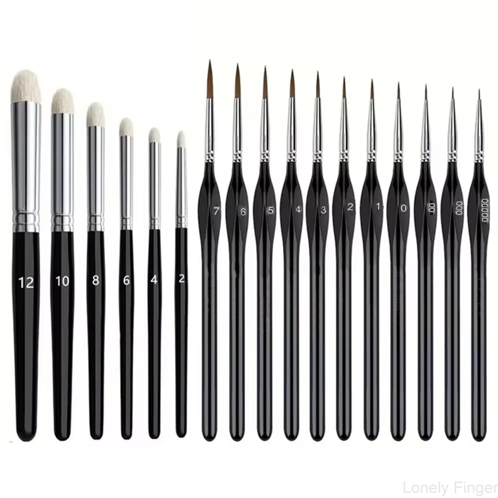 Miniature Dry Paint Brush Set, - огляд і ціна Gouache Paint Set