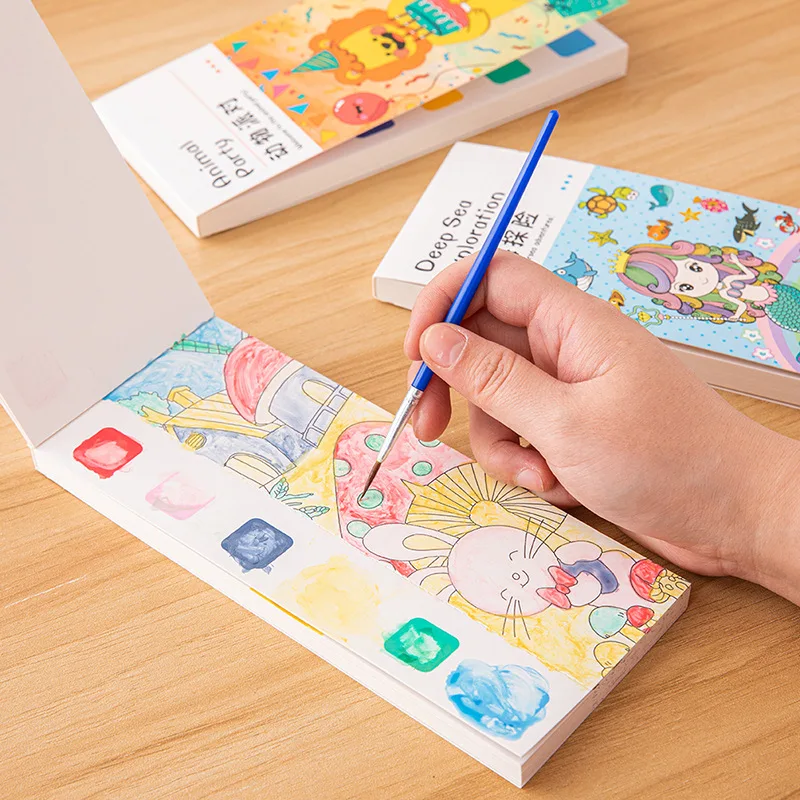 20 Pages Portable Watercolor P - огляд і ціна Gouache Paint Set