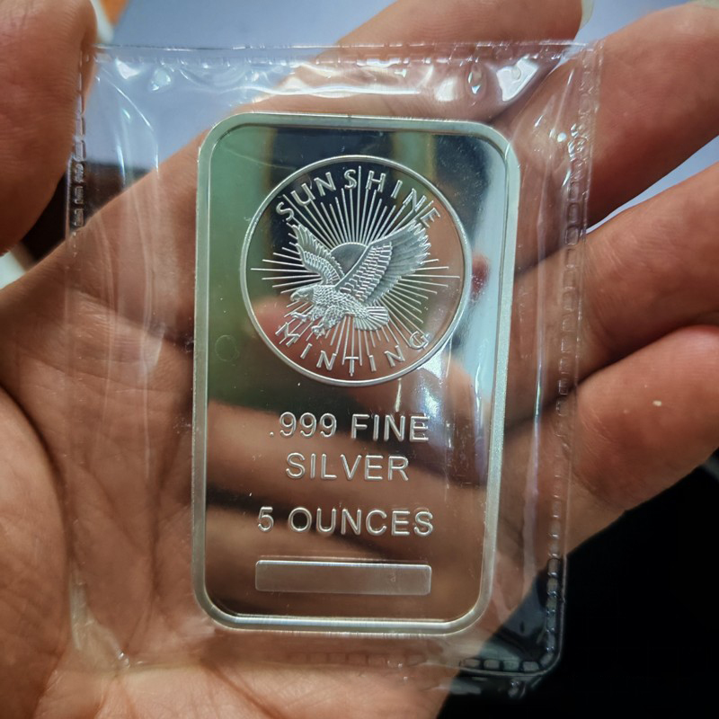 5 Oz Sunshine Minting Silver B - огляд і ціна Art Craft Bar