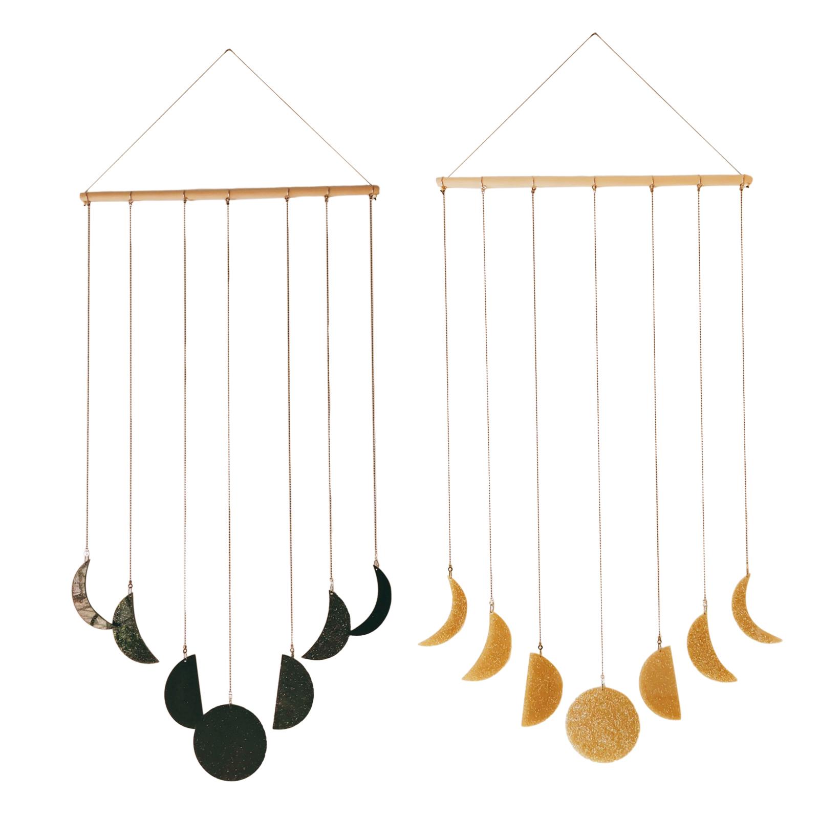 Moon Phase Wall Hanging Decor - огляд і ціна Art And Craft For Nursery