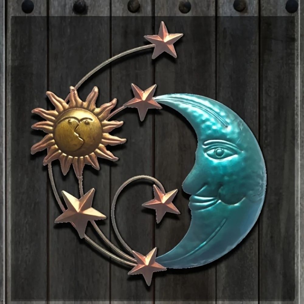 Handmade Iron Metal Moon Face - огляд і ціна Art And Craft For Nursery