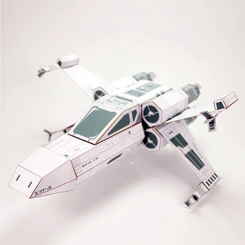 X-WING Fighter White Paper Mod - огляд і ціна Art Craft Cardboard