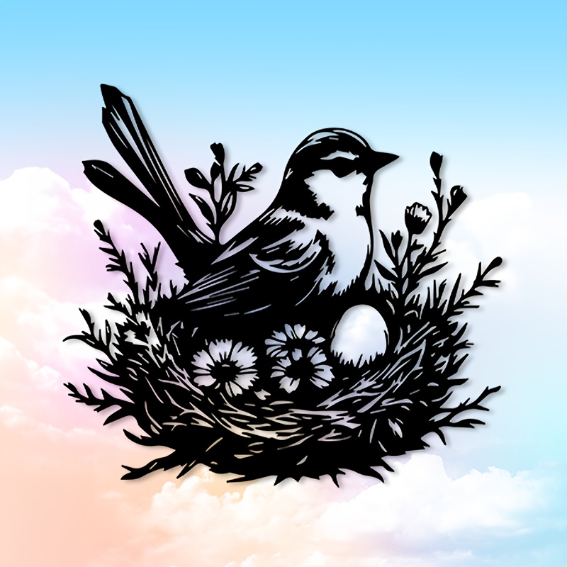 CIFBUY Metal Wall Art Bird Nes - огляд і ціна Art And Craft For Nursery