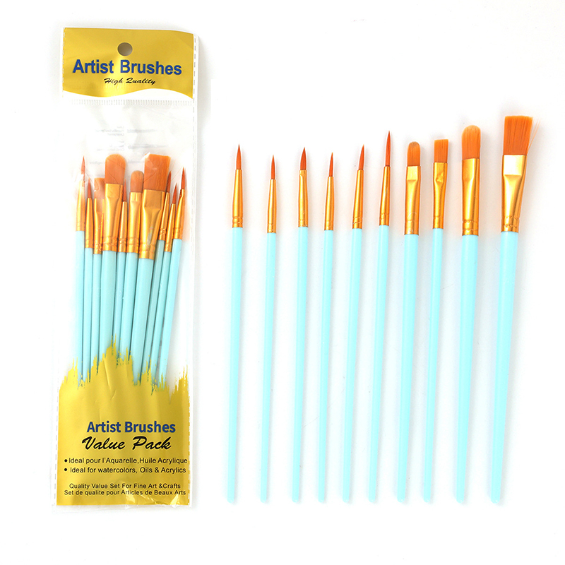 10Pcs Pearlescent Plastic Rod  - огляд і ціна Gouache Paint Set