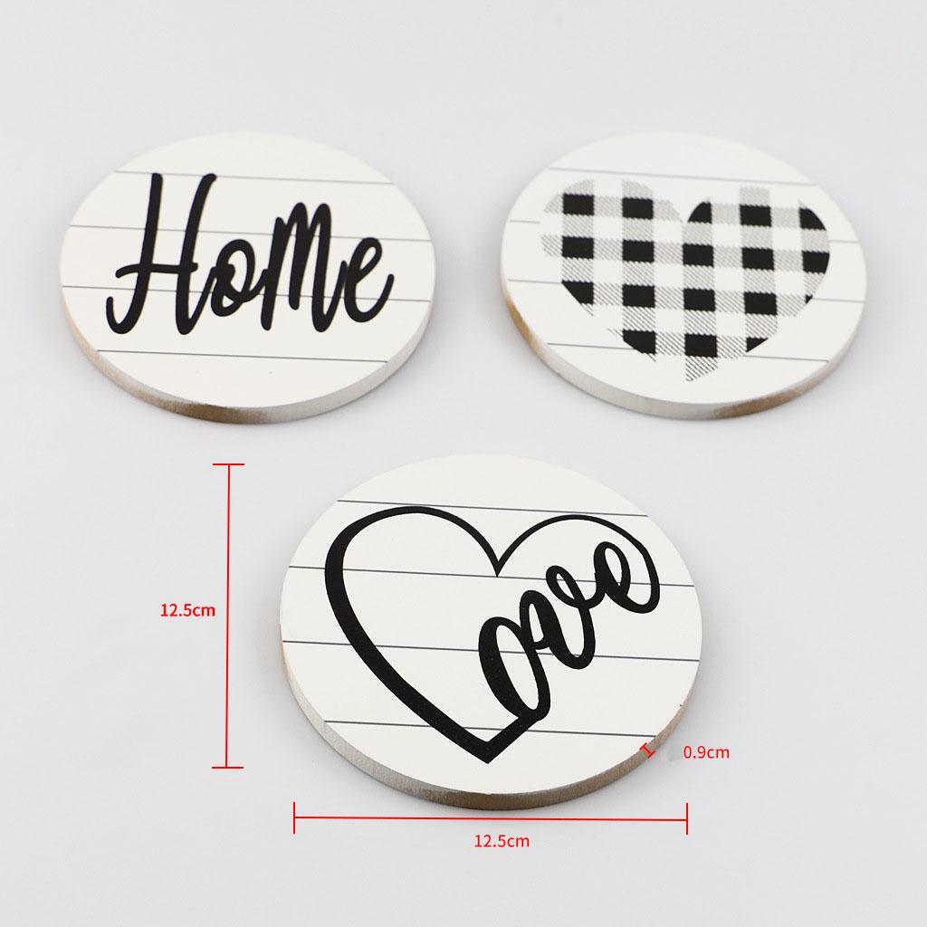 3pcs Wooden 12.5cm Rustic Hang - огляд і ціна Art Craft Bar