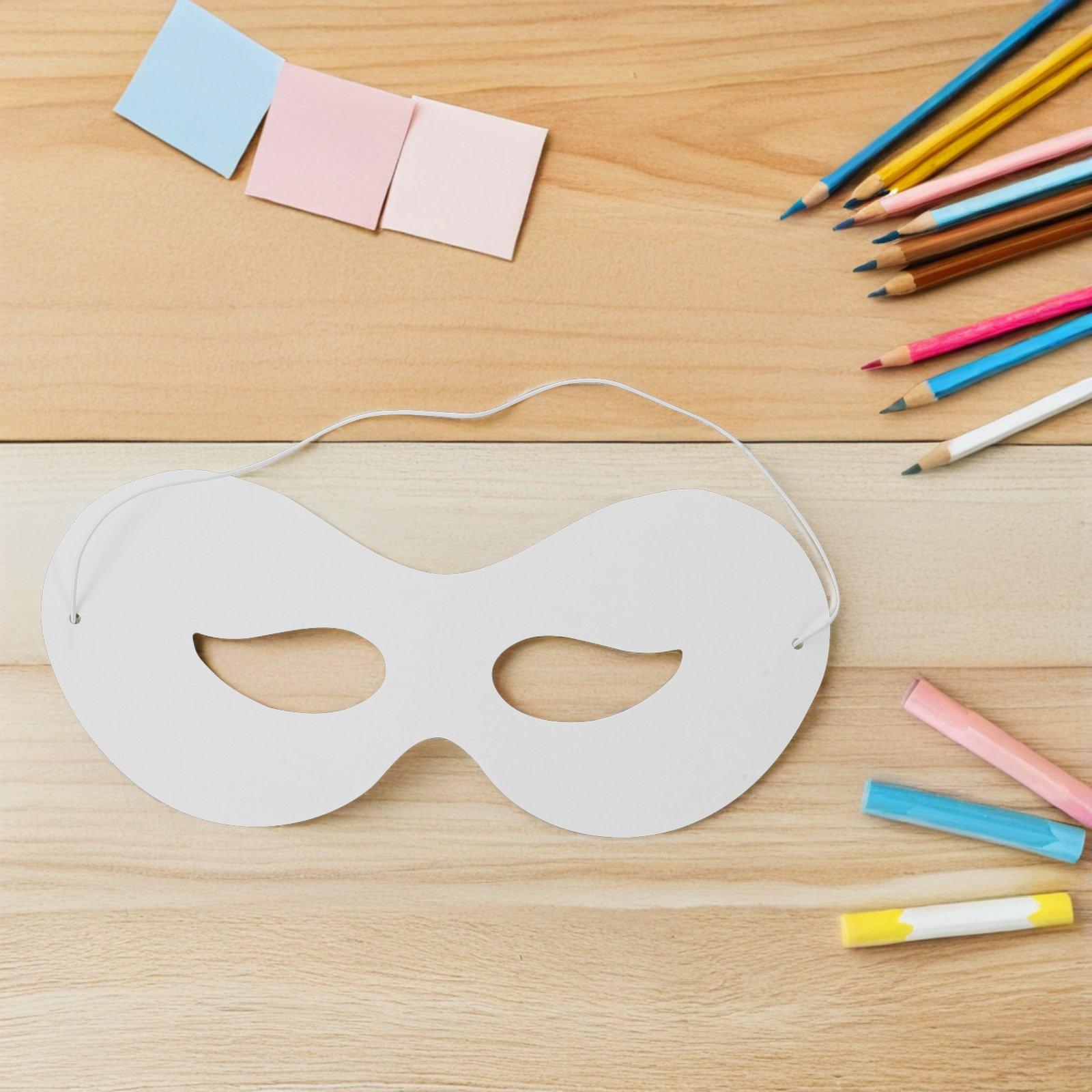 40Pcs Children's Blank Masks P - огляд і ціна Art Craft With Paper