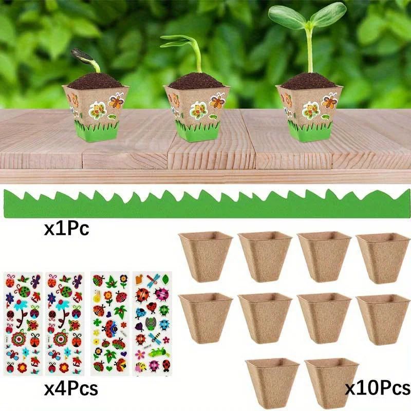 DIY Paper Flower Pot Craft Kit - огляд і ціна Art And Craft For Nursery
