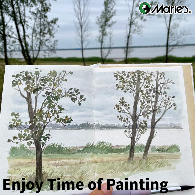 Marie's 1pc Travel Watercolor  - огляд і ціна Gouache Paint Set
