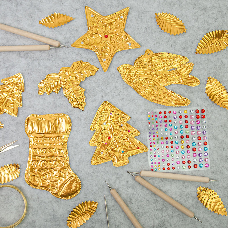 DIY Gold Foil Art Relief Chris - огляд і ціна Art Craft With Paper