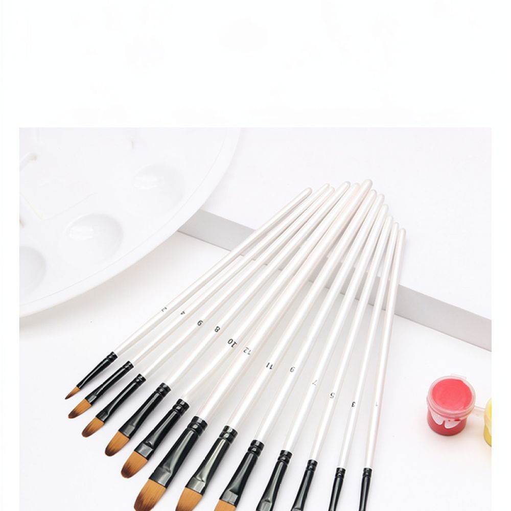 Durable Nylon Hair Artist Brus - огляд і ціна Gouache Paint Set