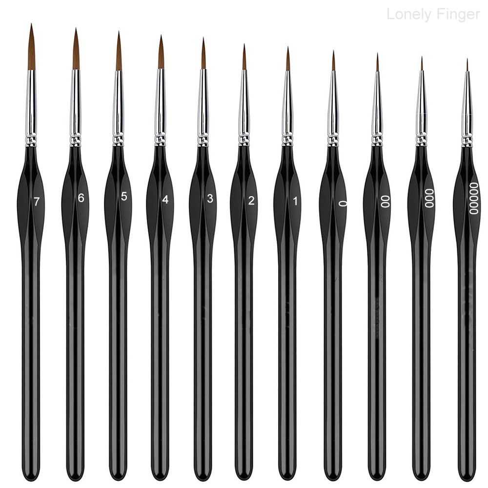Miniature Dry Paint Brush Set, - огляд і ціна Gouache Paint Set