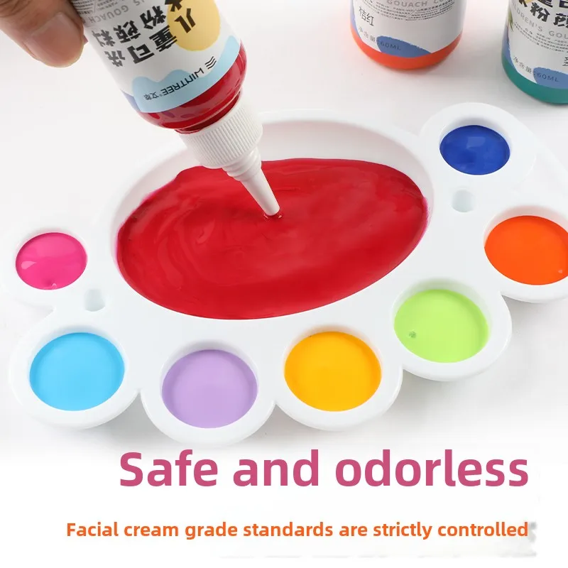 12Colors 60ml Washable Gouache - огляд і ціна Gouache Paint Set