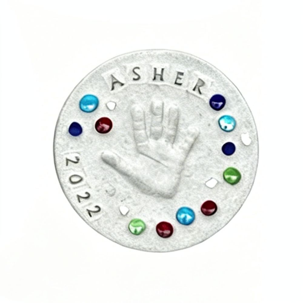 Newborn Keepsake Handprint Foo - огляд і ціна Art And Craft For Nursery
