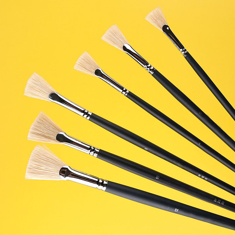 8Pcs/set Bristle Fan-shaped Oi - огляд і ціна Gouache Paint Set