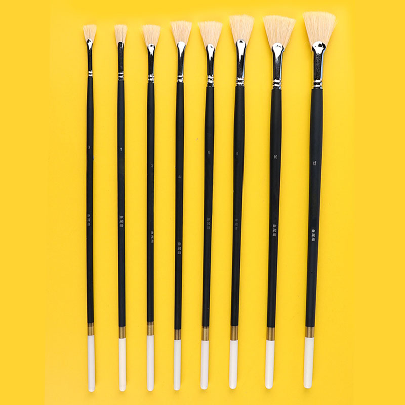 8Pcs/set Bristle Fan-shaped Oi - огляд і ціна Gouache Paint Set