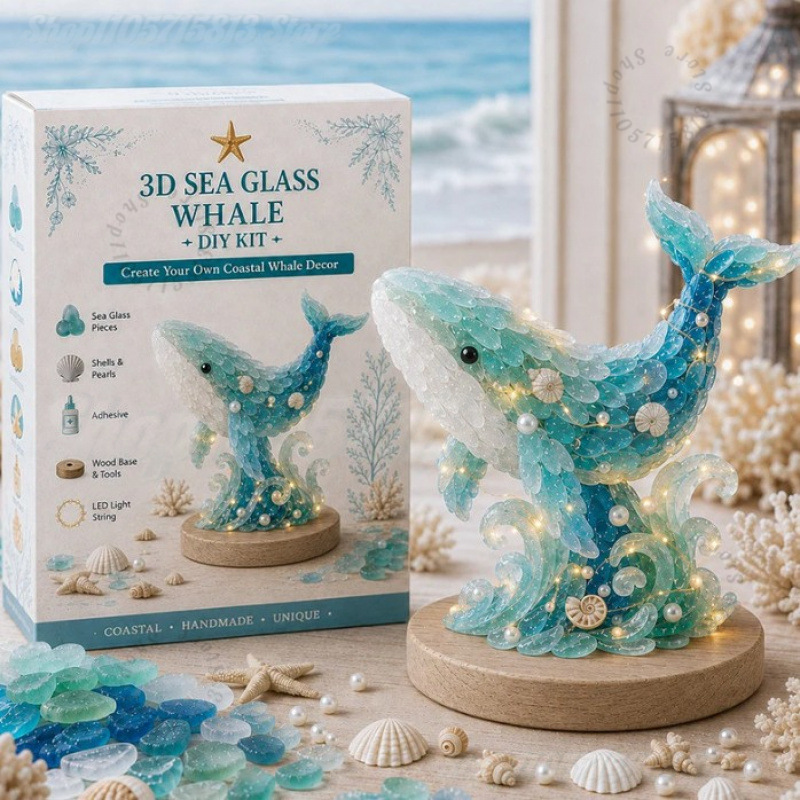 Christmas DIY Sea Glass Craft  - огляд і ціна Art Craft Kit