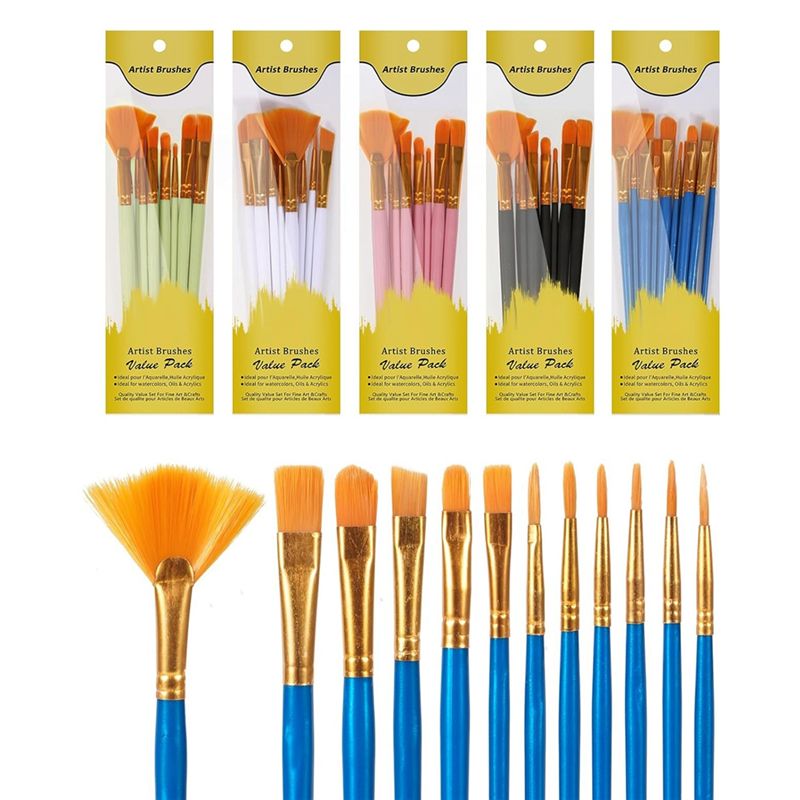 M12K-Acrylic Paint Brushes Set - огляд і ціна Gouache Paint Set