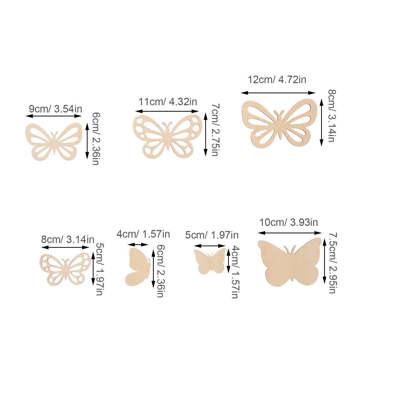 16Pcs Butterfly Wall Art Unfin - огляд і ціна Art And Craft For Nursery