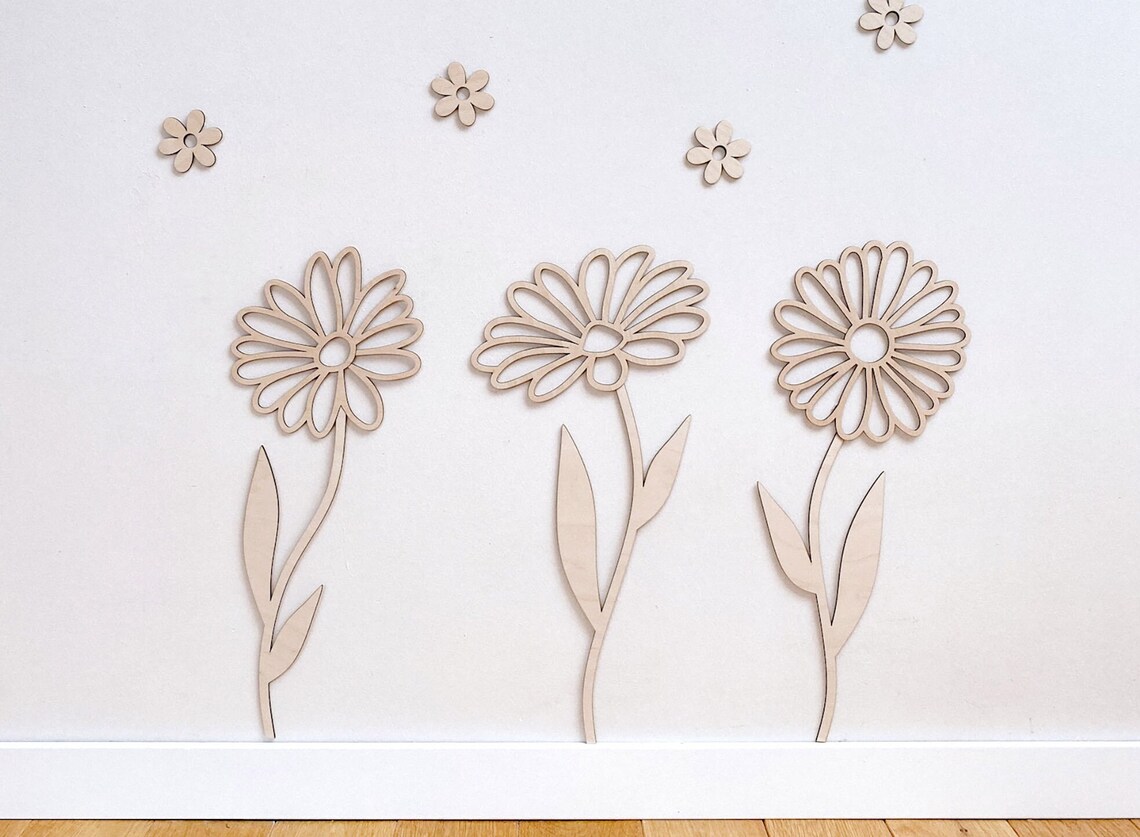 Wooden Flowers Wall Decor, Wil - огляд і ціна Art And Craft For Nursery