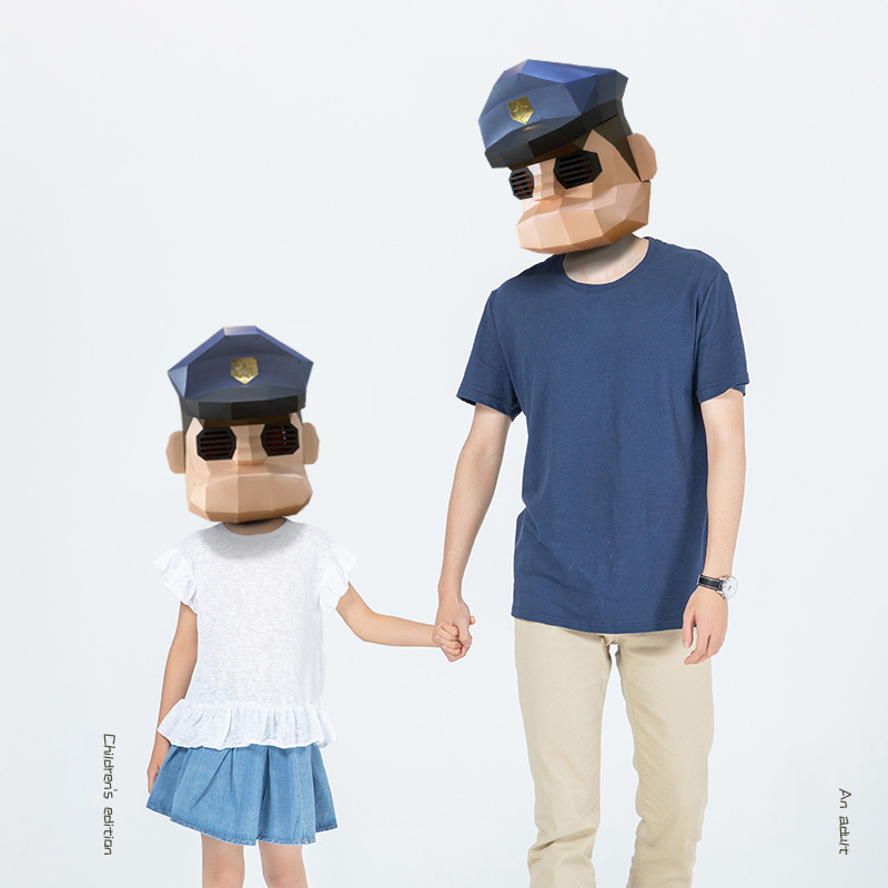 Cartoon Police Mask Paper Mode - огляд і ціна Art Craft Cardboard