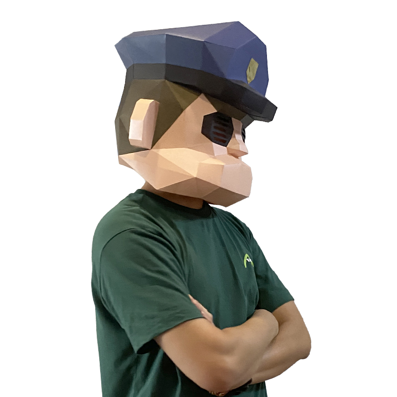 Cartoon Police Mask Paper Mode - огляд і ціна Art Craft Cardboard
